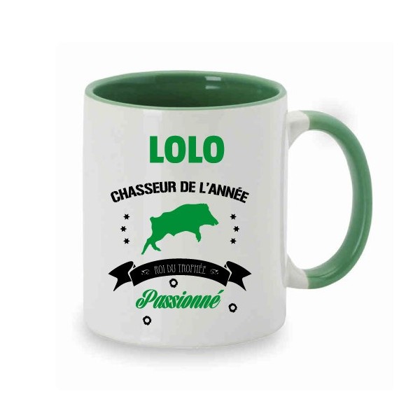 MUG personnalisé chasseur