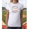 T-shirt "Femme de supporter" Base Ball